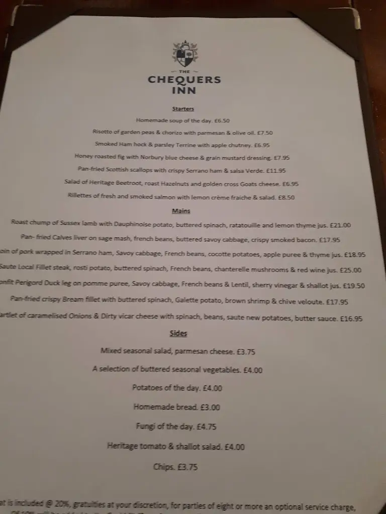 Menu_The Chequers Inn_Slinfold_image_4