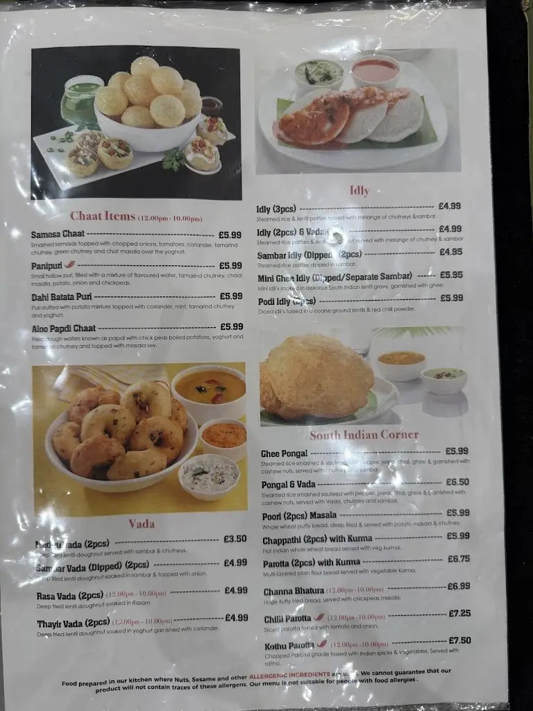 Menü_Vasantha Vilas - Slough_Slough_Bild_2