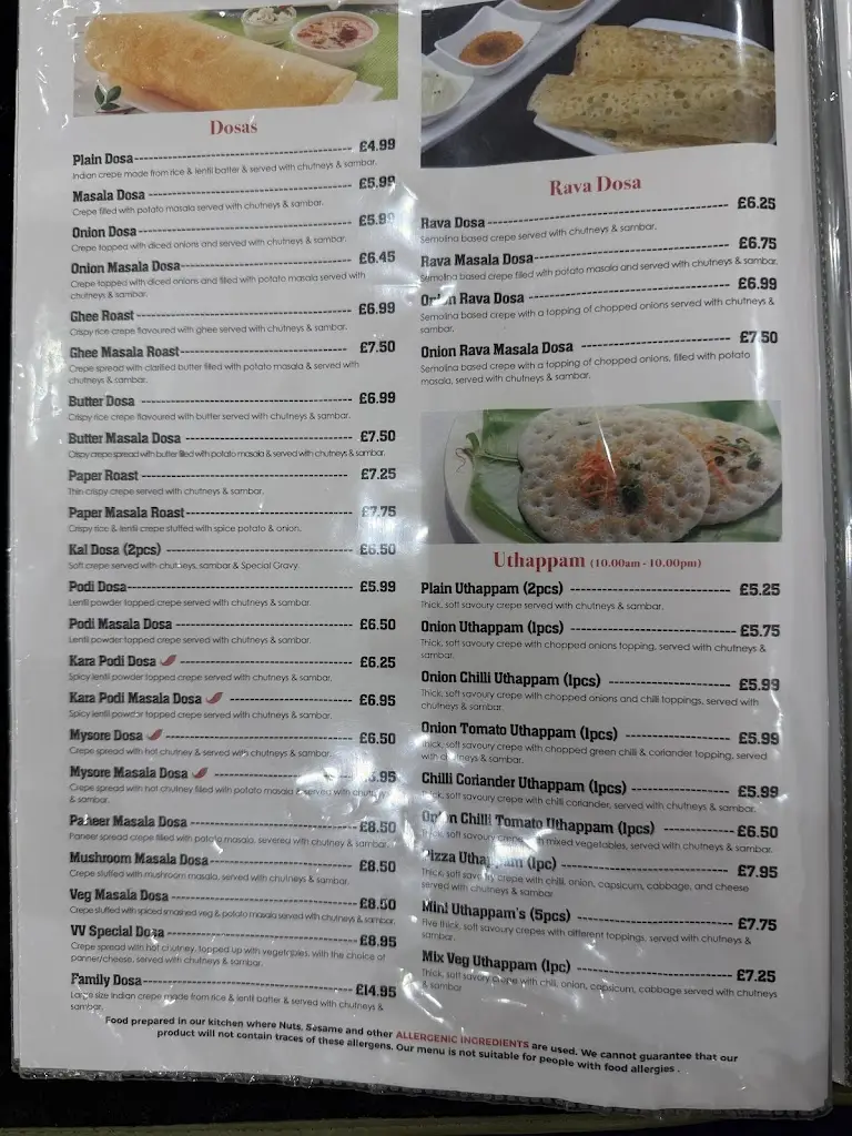 Menü_Vasantha Vilas - Slough_Slough_Bild_4