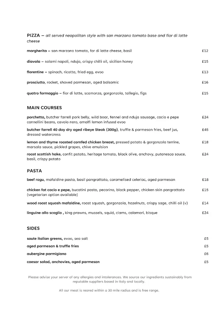 Menu_Il Mulino Roby Mill_Skelmersdale_image_1