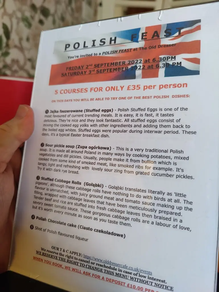 Menu_Old Dresser Cafe_Smethwick_immagine_1