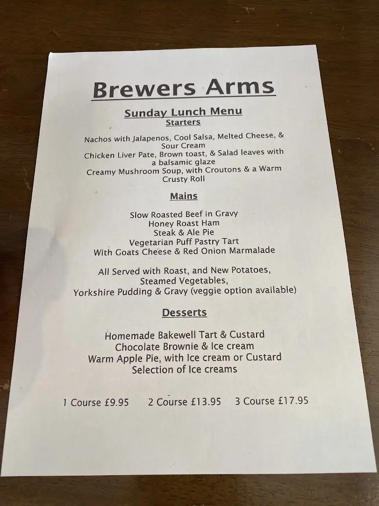 Menu_Brewers Arms_Snaith_image_2