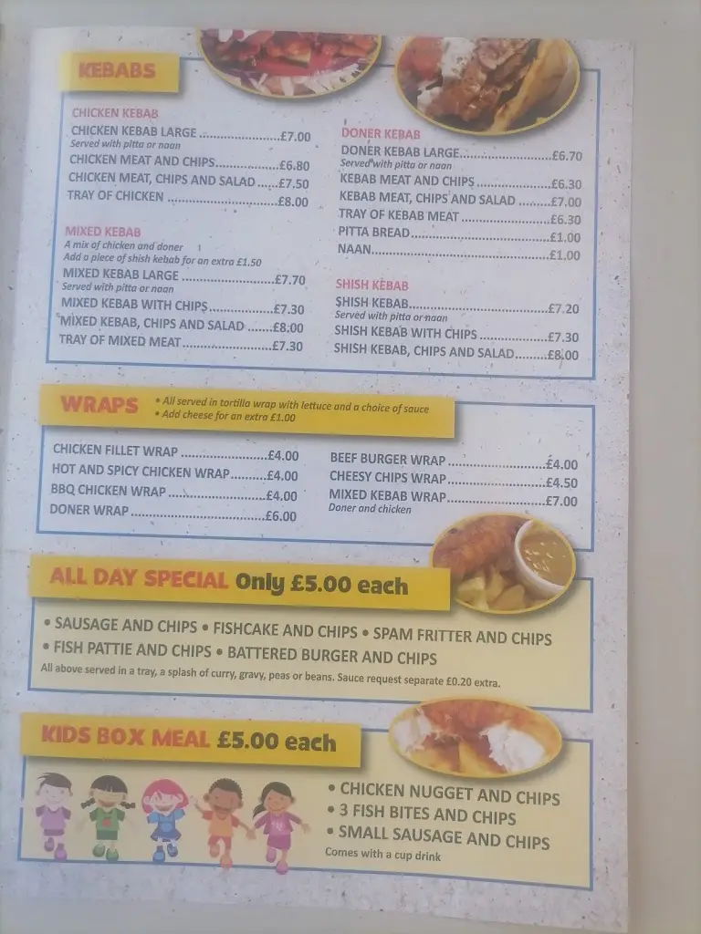 Menu_Snaith Chippy_Snaith_image_1