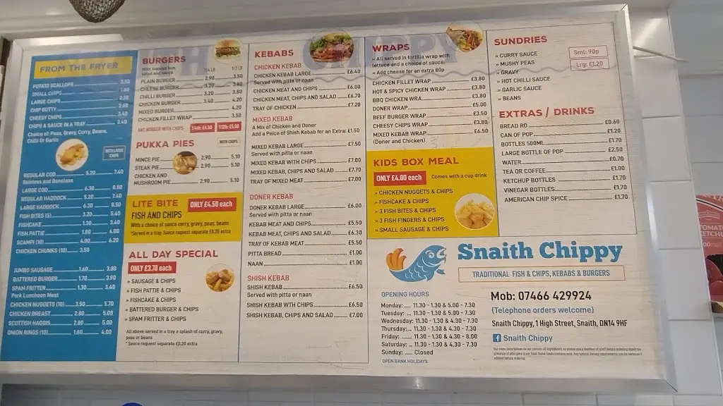 Menu_Snaith Chippy_Snaith_image_4