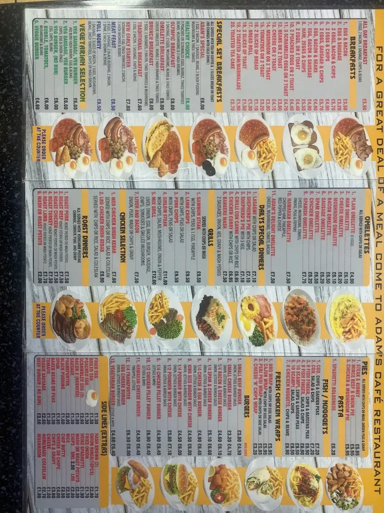 Menu_Adams Cafe & Restaurant_South Elmsall_image_3