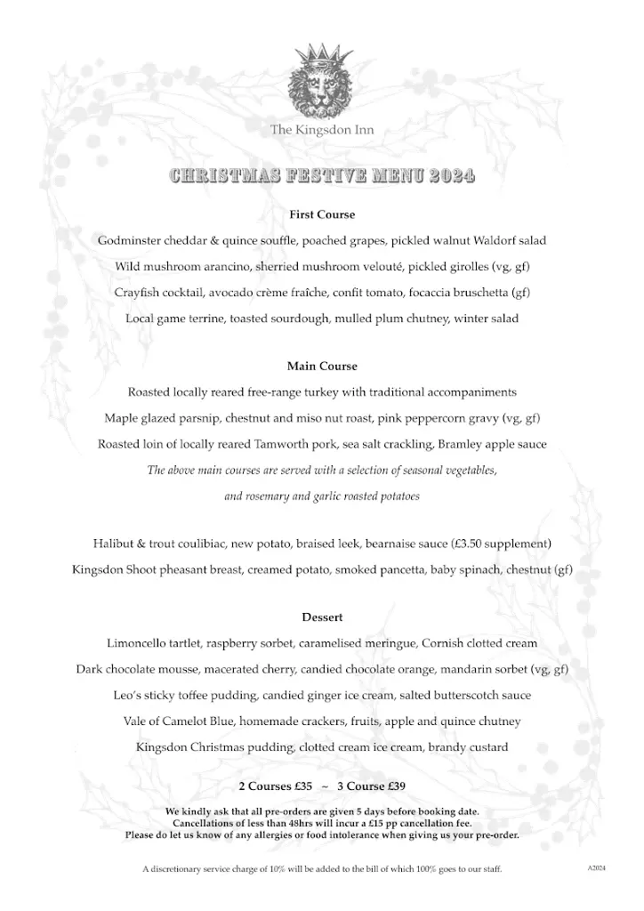 Menü_Kingsdon Inn_Somerton_Bild_4