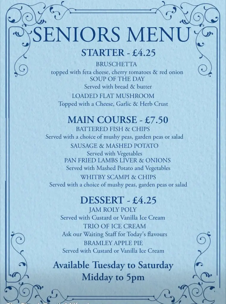 Menu_Queen O T'Owd Thatch_South Milford_image_2
