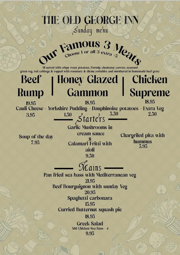 Menu_The Old George Inn_South Cerney_image_2