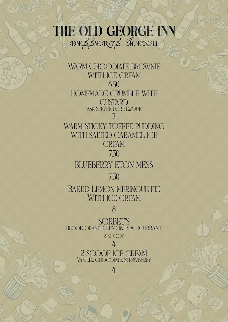 Menu_The Old George Inn_South Cerney_image_3