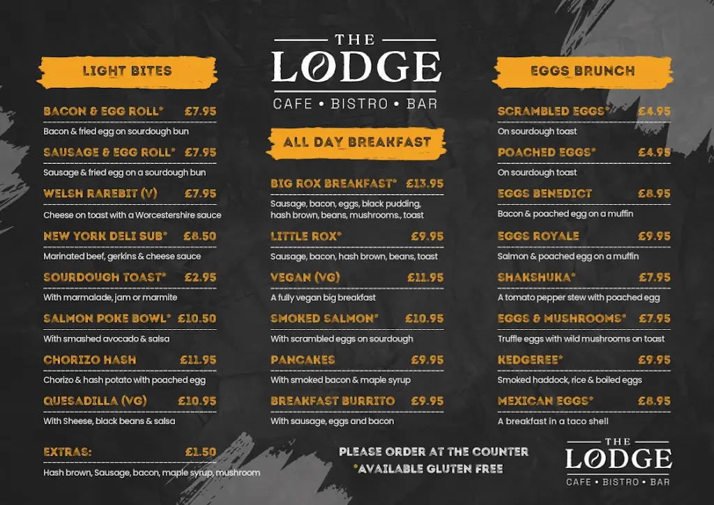 Menu_The Lodge at Lake 12_South Cerney_image_1