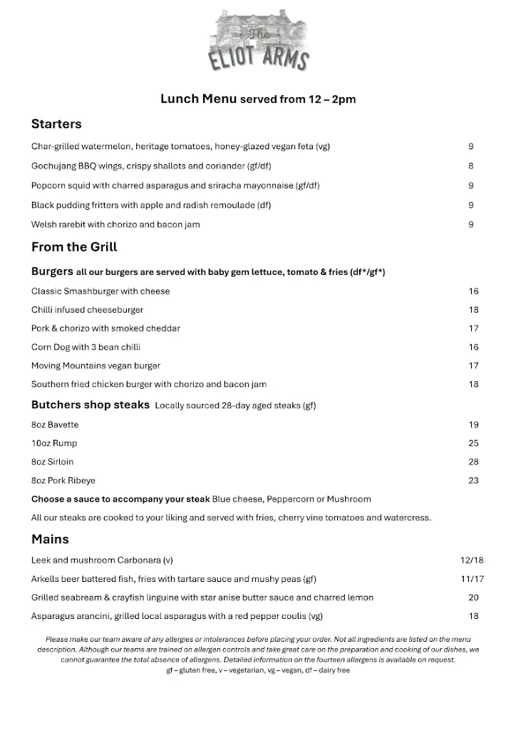 Menu_Eliot Arms_South Cerney_image_3