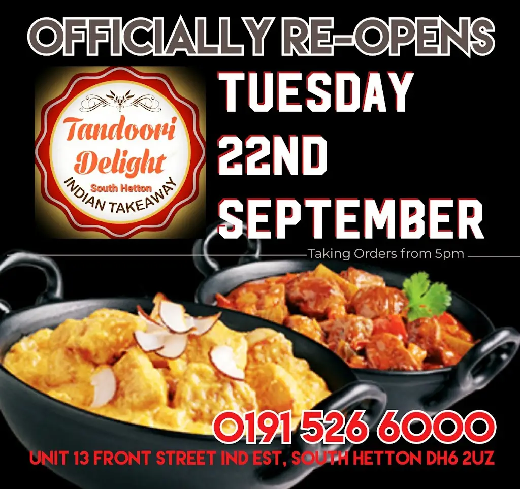 Menu_Tandoori Delight_South Hetton_image_1