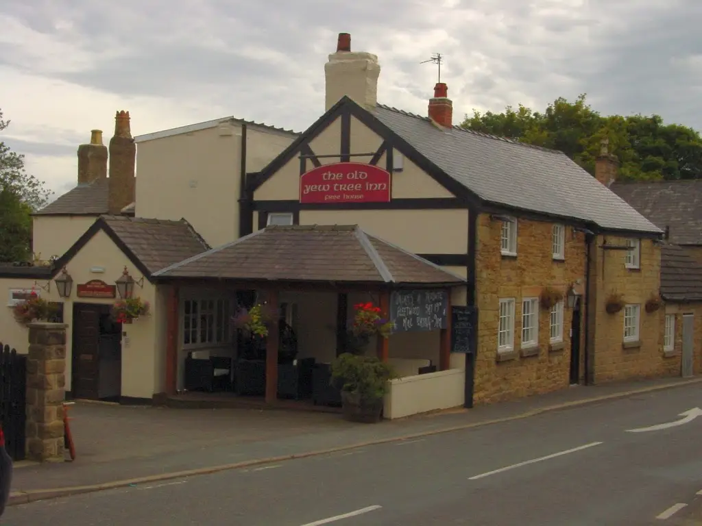 The Old Yew Tree Inn restaurant in South Wingfield