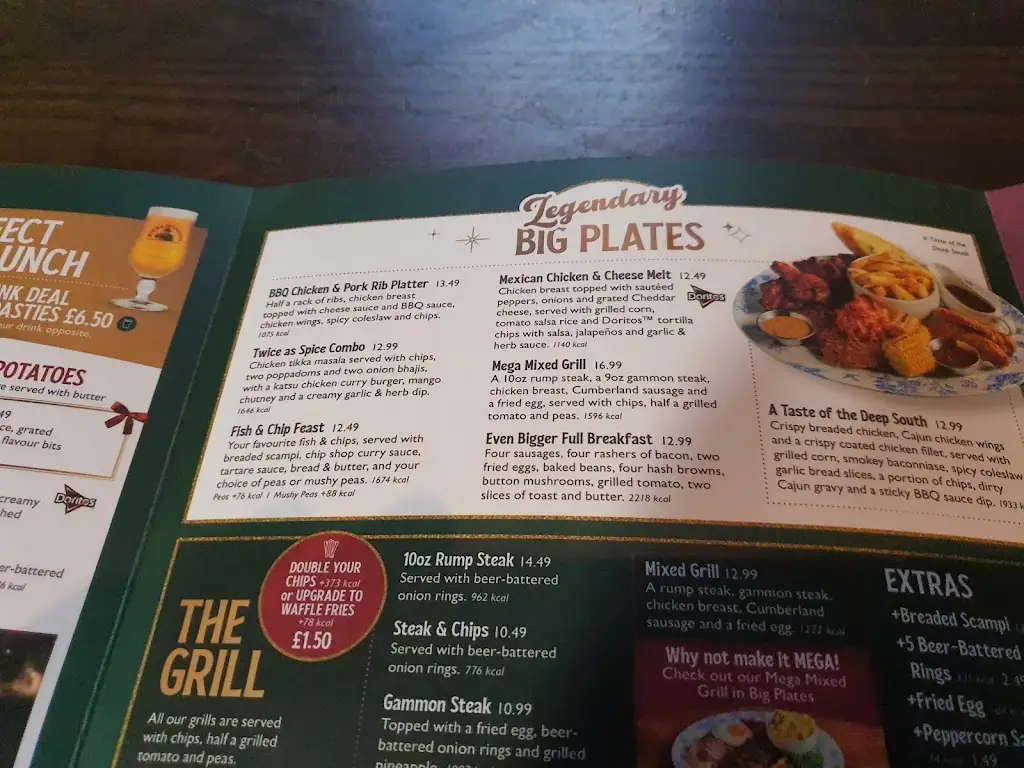 Menu_Half Crown_South Benfleet_image_1