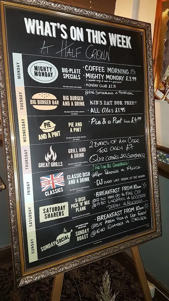 Menu_Half Crown_South Benfleet_image_3