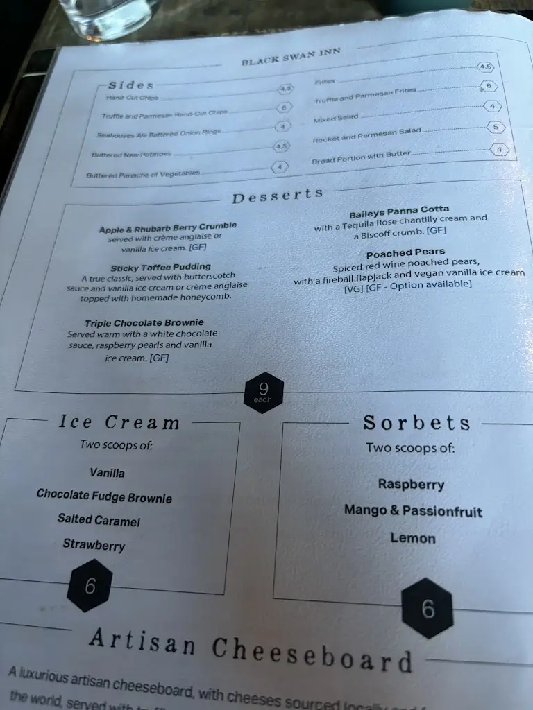 Menu_Black Swan Inn_Beadnell_image_4