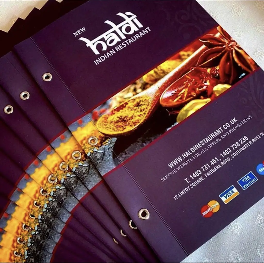 Menu_The Haldi_Southwater_image_2