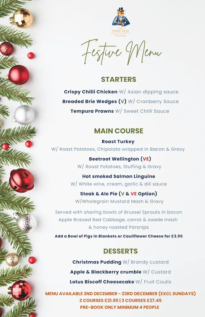 Menu_The Tipsy Fox_Southwater_immagine_2