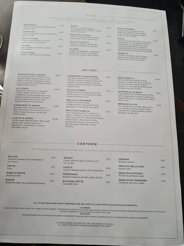 Menü_Ziniz Restaurant & Wine Bar_Bawtry_Bild_2