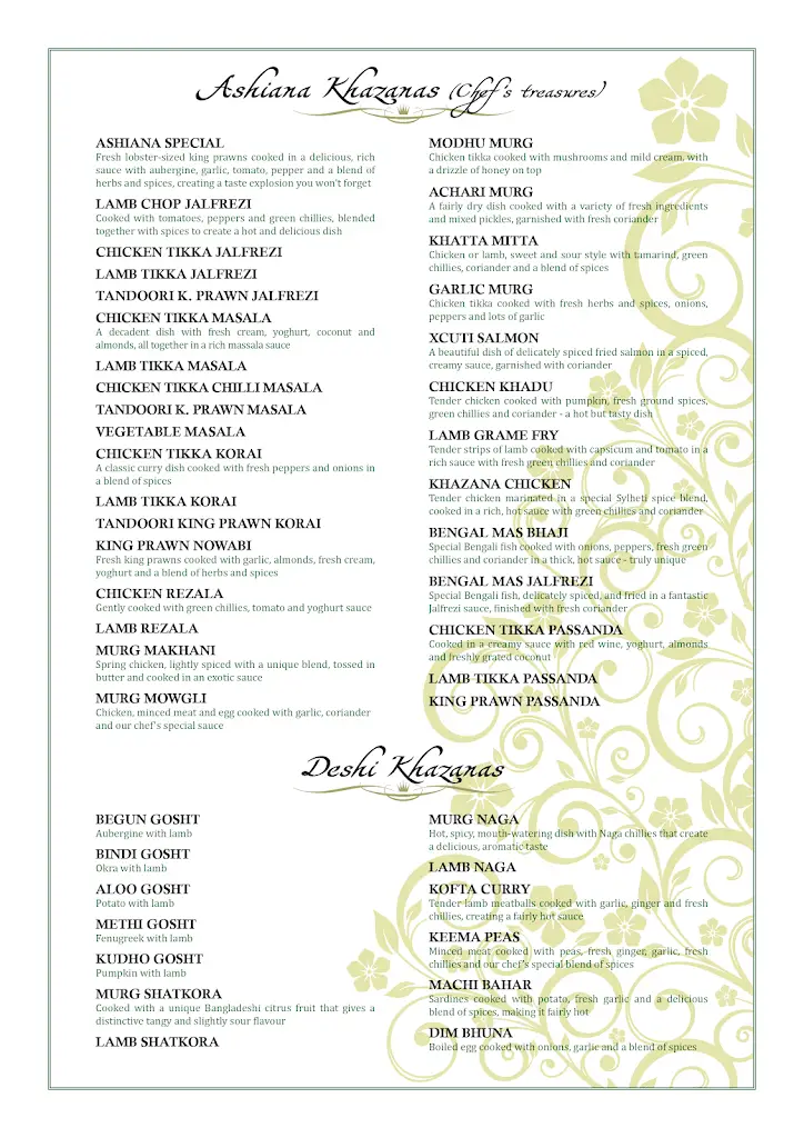 Menu_Ashiana_Southchurch Village_immagine_1
