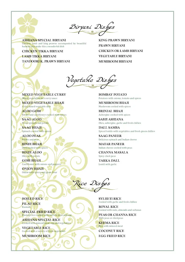 Menu_Ashiana_Southchurch Village_immagine_4