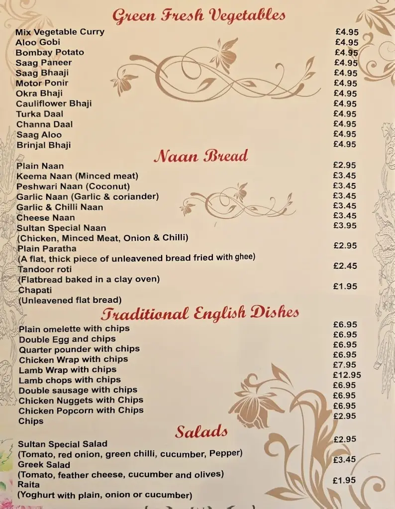 Menu_The Sultan Lounge_Southchurch Village_imagen_4