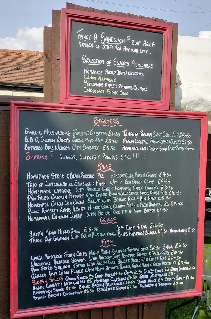 Menu_The Ship At Bawtry_Bawtry_imagen_2