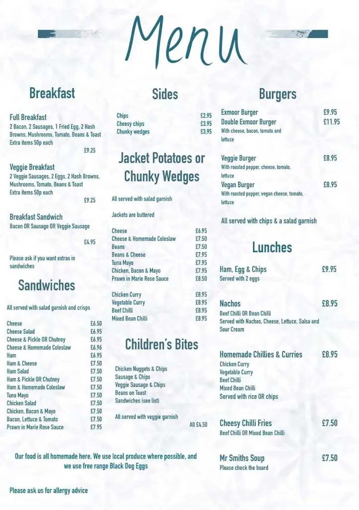 Menu_The Lazy Daisy Cafe_South Molton_immagine_3