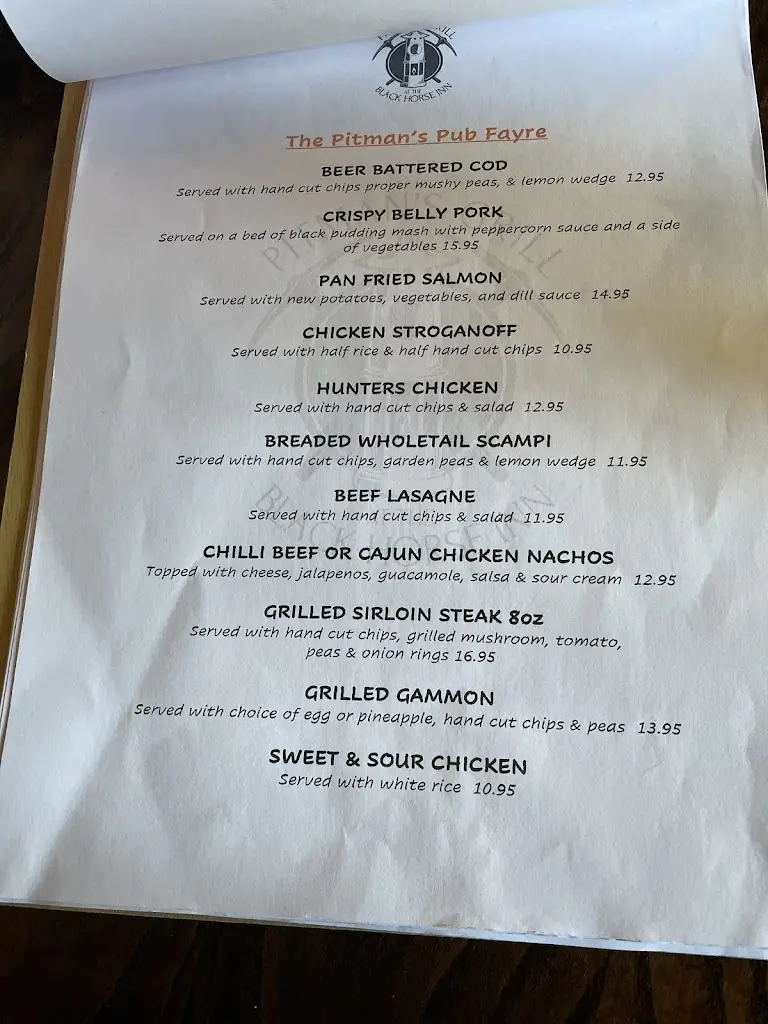 Menu_The Black Horse Inn & Pitman’s Grill Restaurant_Spennymoor_image_2