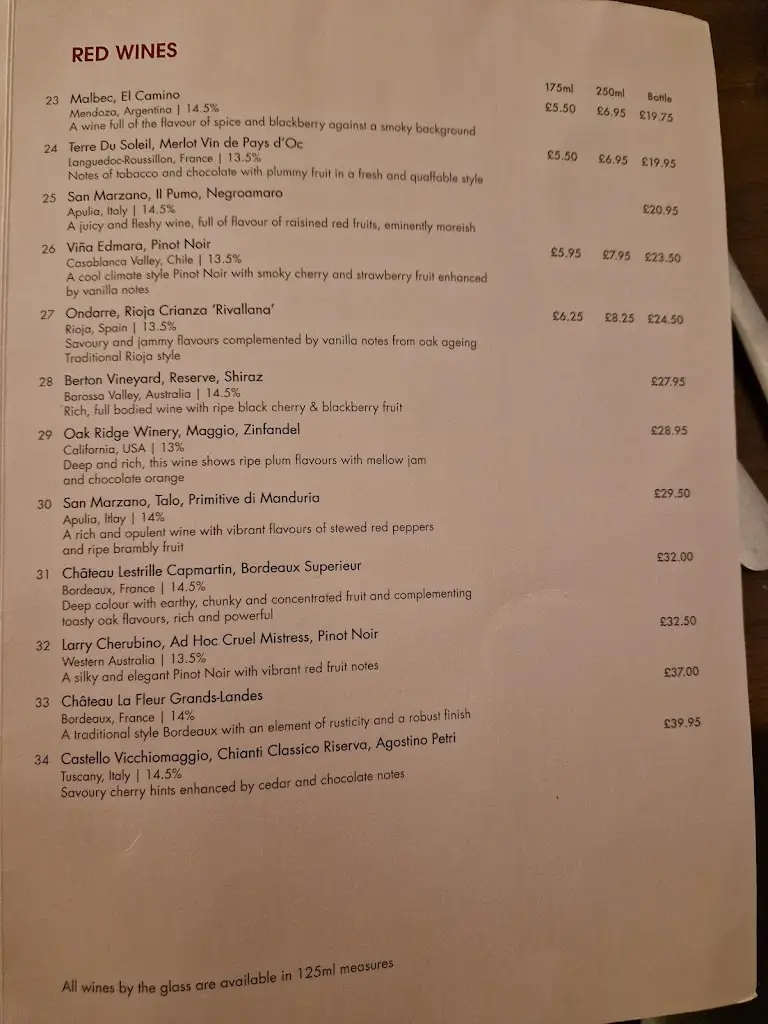 Menu_The Royal Mail Cart_Spalding_image_1