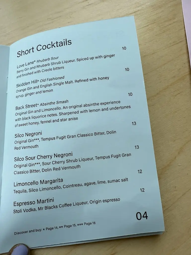 Menu_Silco Bar & Kitchen_St Ives_image_1