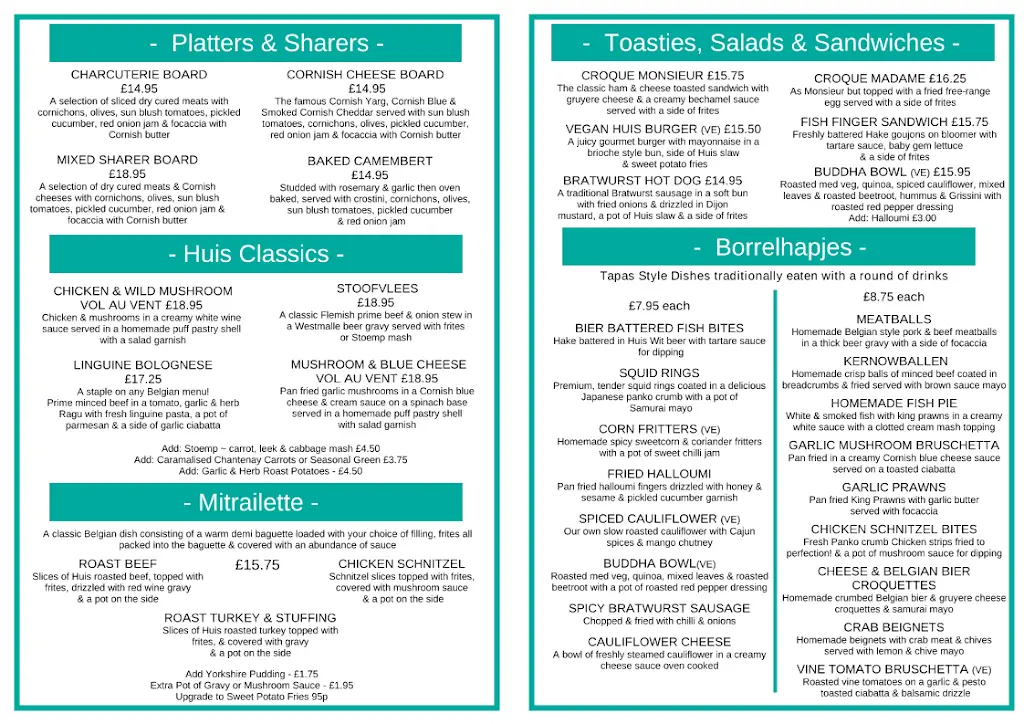 Menu_Bier Huis Grand Café_St Ives_image_2