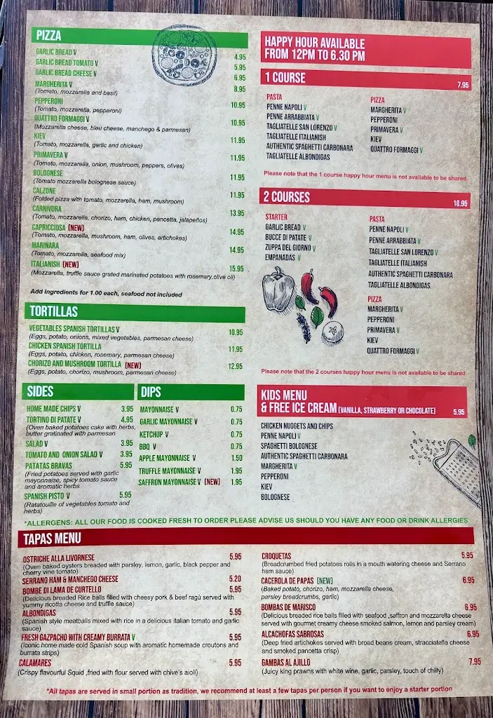 Menu_Italianish_South Tyneside_image_1