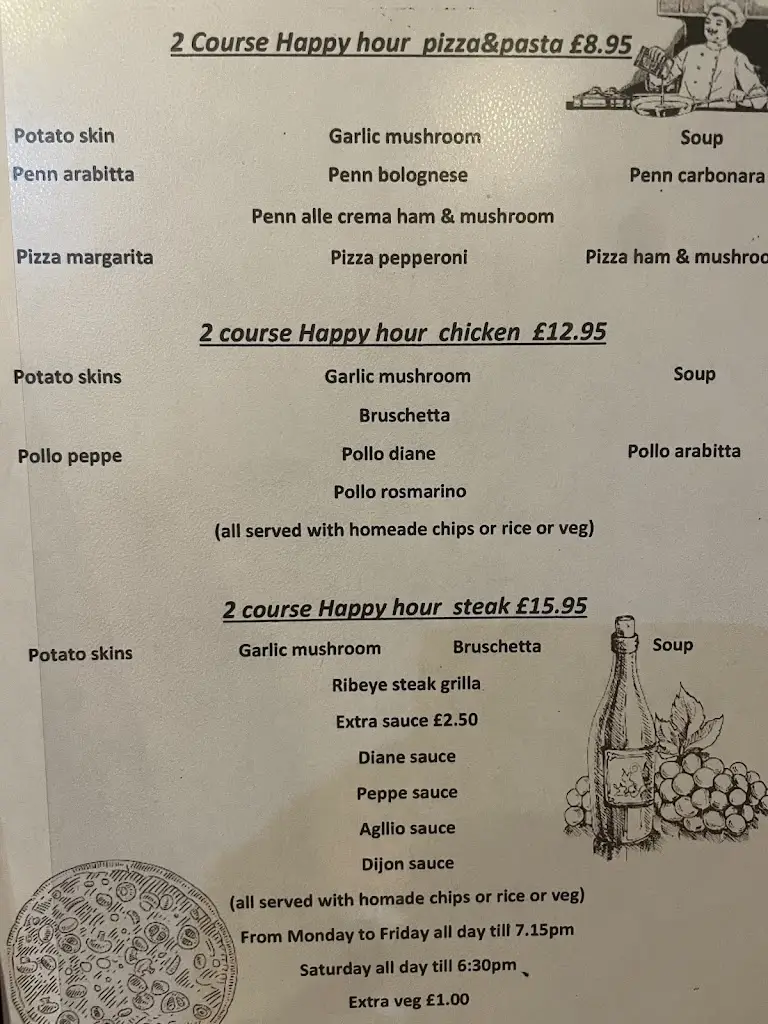Menu_Davinci's Italian Restaurant_South Tyneside_image_1