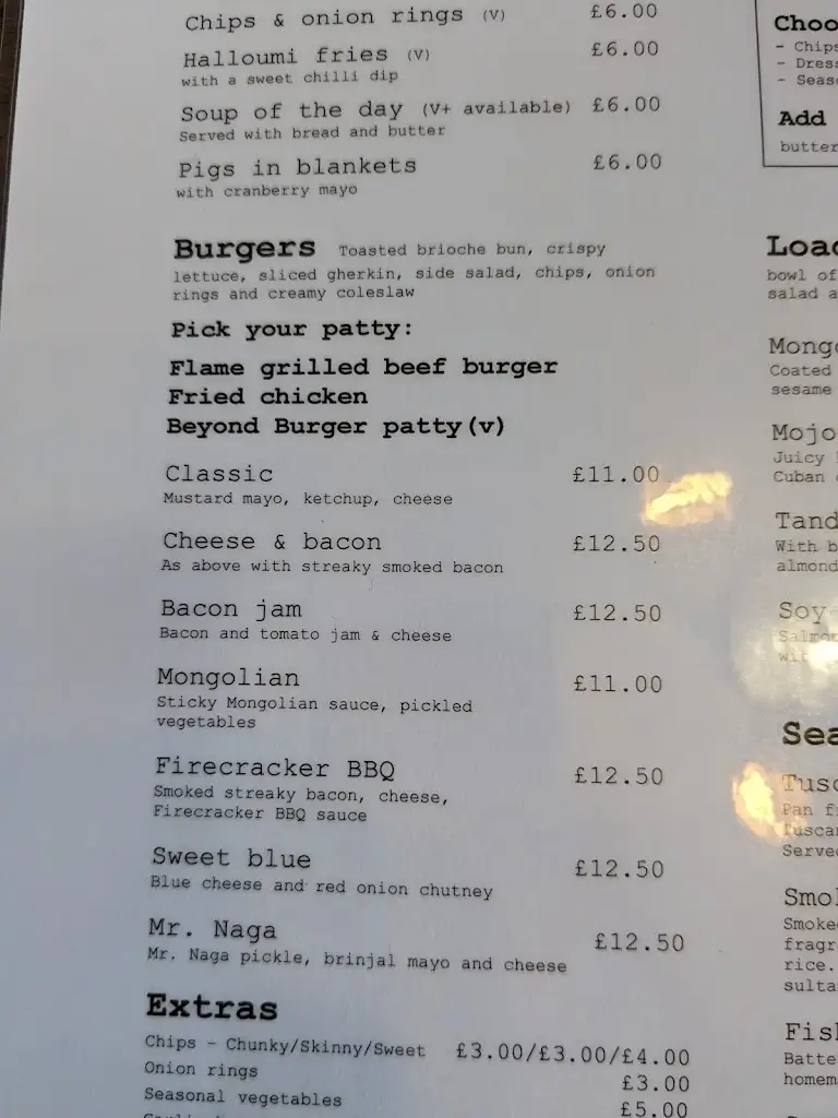 Menu_The Marine_South Tyneside_image_3