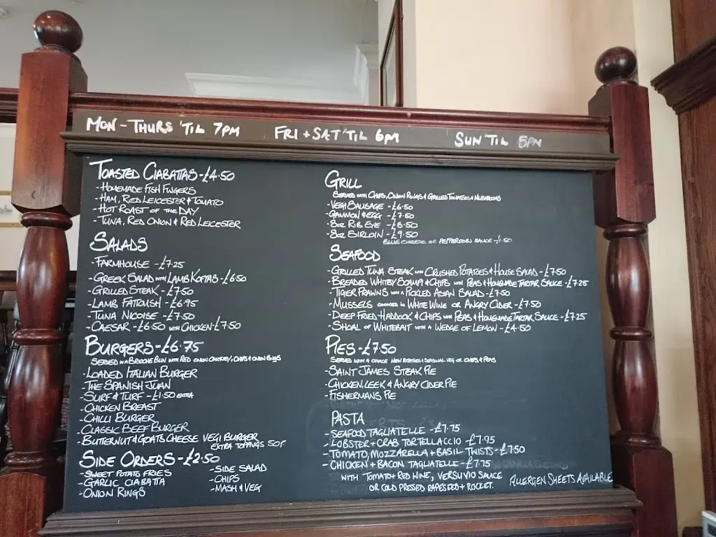 Menu_The Marine_South Tyneside_image_4