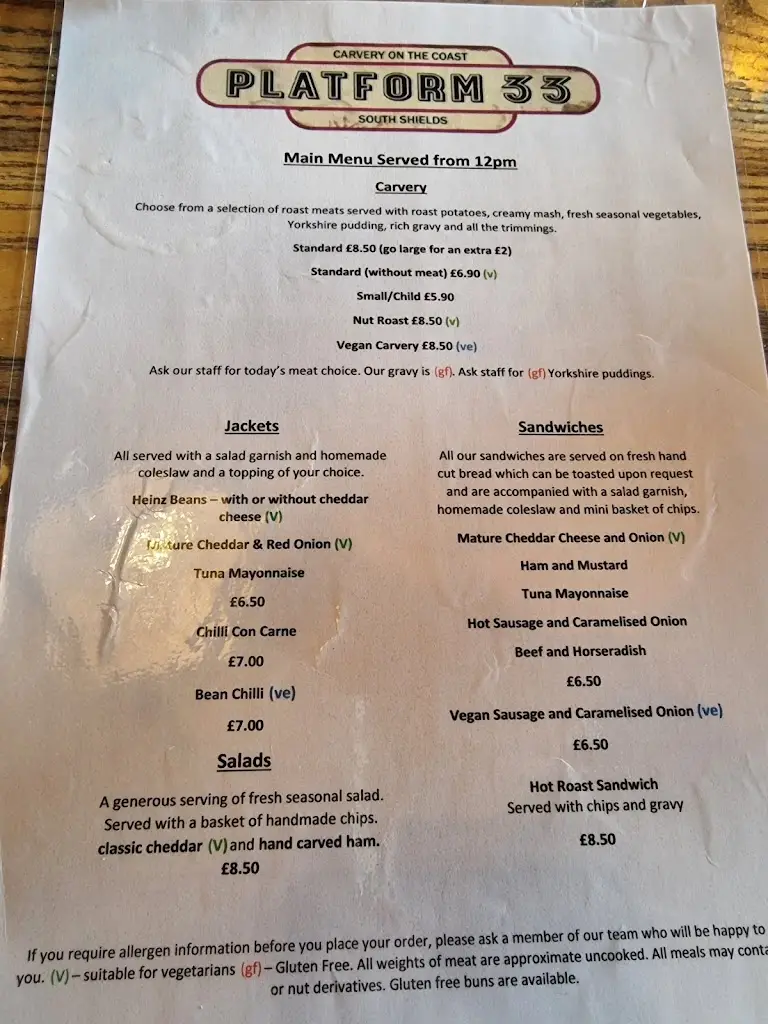 Menu_The Rattler_South Tyneside_image_4