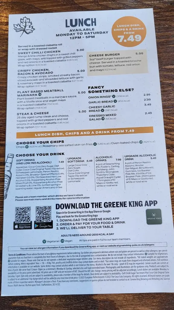 Menu_Bamburgh_South Tyneside_image_3