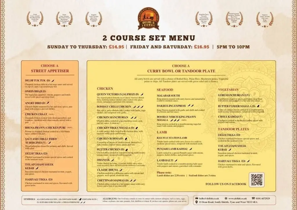Menu_Delhi 6_South Tyneside_image_2