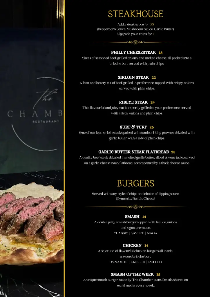 Menu_The Chamber Restaurant_South Tyneside_image_1