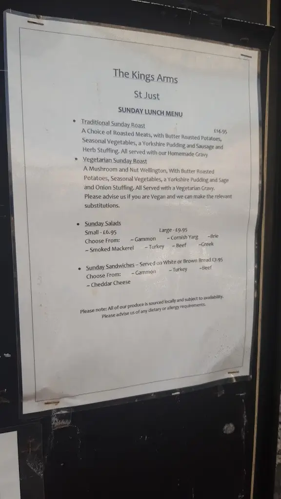 Menu_Kings Arms_St Just_image_4