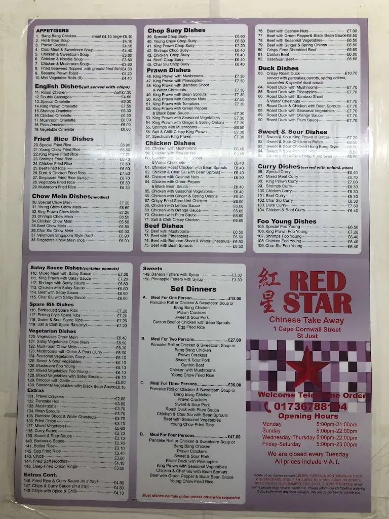 Menu_Red Star_St Just_image_3