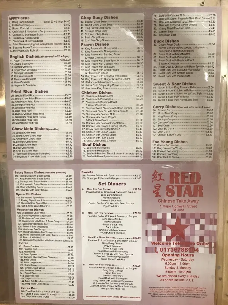 Menu_Red Star_St Just_image_4