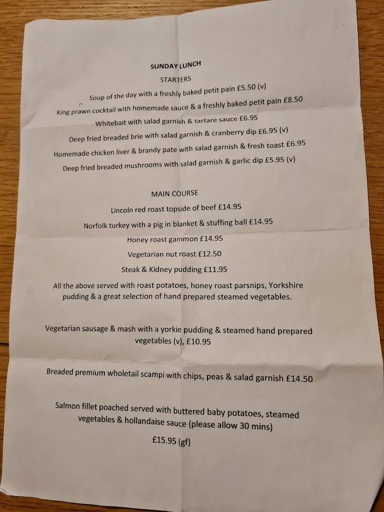 Menu_The Eaves Restaurant Ltd_Spilsby_immagine_2