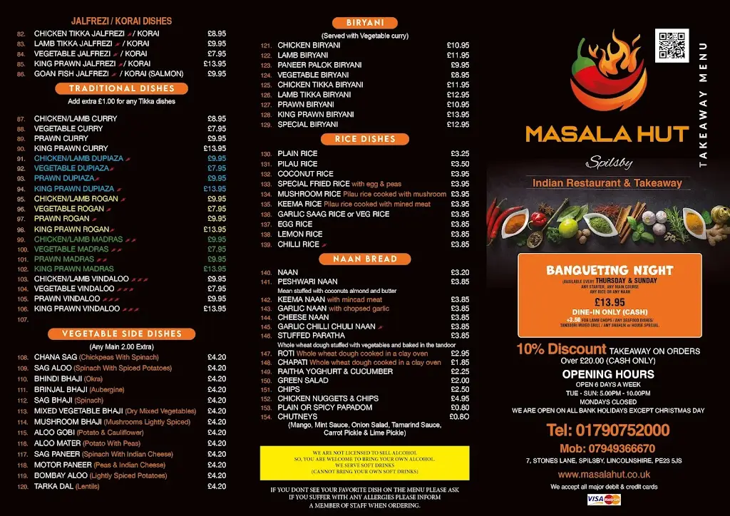Menu_Masala hut_Spilsby_immagine_2