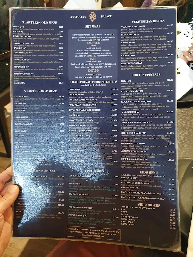 Menu_Anatolian Palace_Stafford_immagine_3