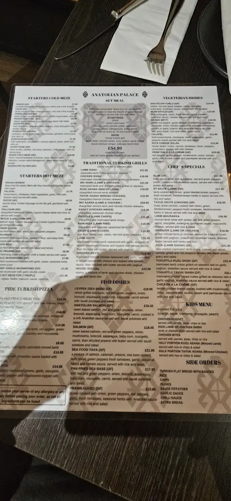 Menu_Anatolian Palace_Stafford_immagine_4