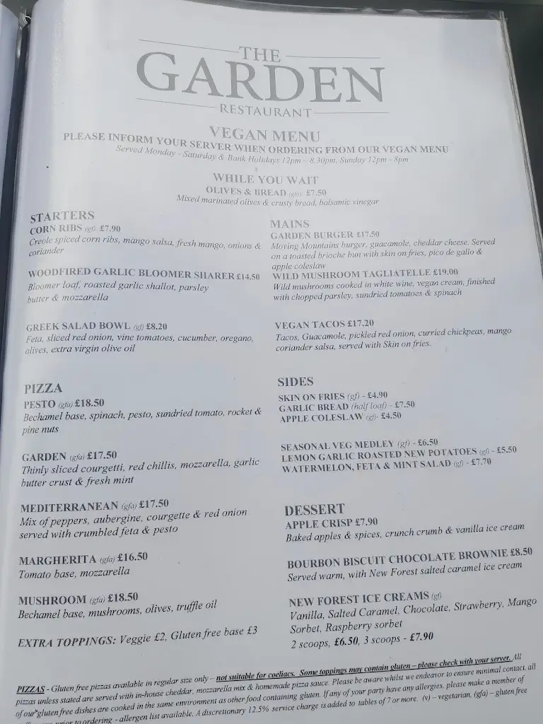 Menu_The Garden Southsea_Southsea_image_3