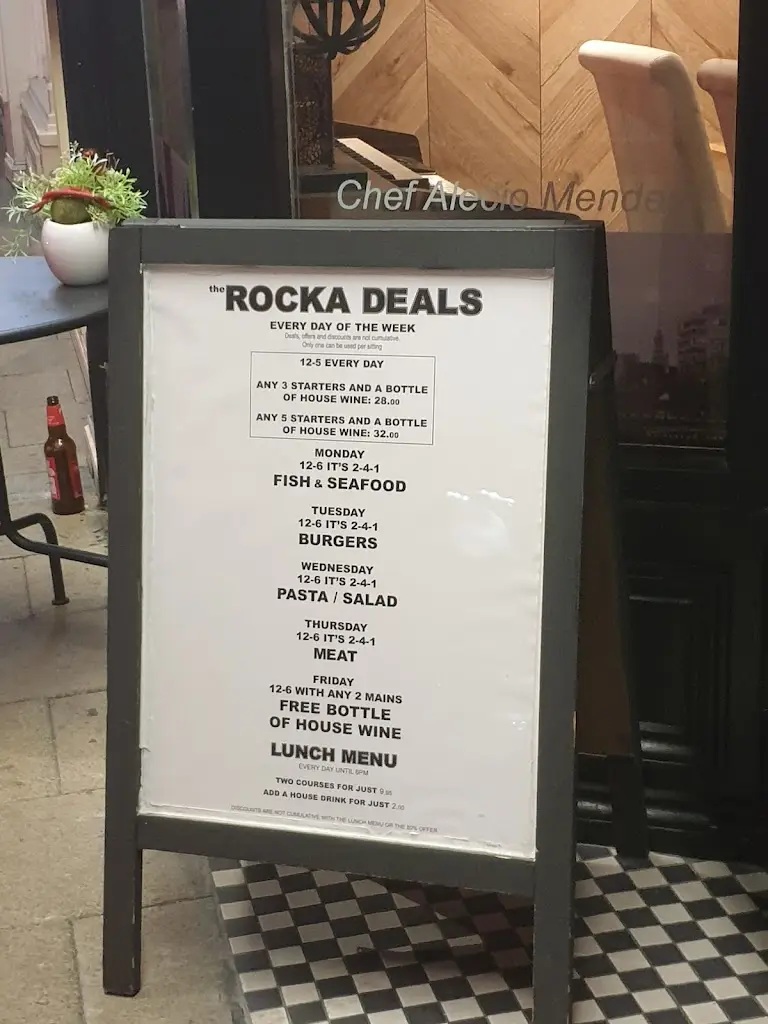 Menu_The Rocka Restaurant_Southsea_immagine_3