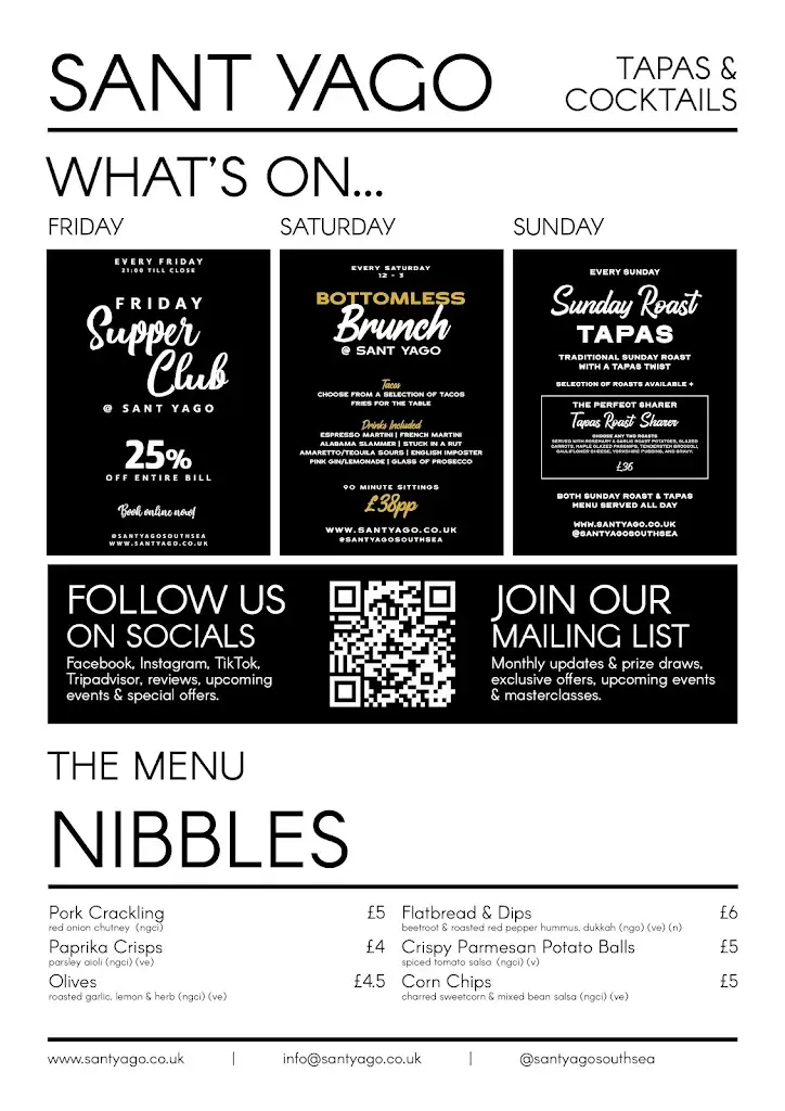 Menu_Sant Yago_Southsea_image_4